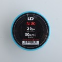 [Ships from Bonded Warehouse] Authentic YouDe UD Nichrome Wire for RBA Atomizer - 0.4mm / 26AWG, 30ft (10m)