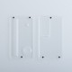 Authentic ETU Replacement Front + Back Door Panel Plates for dotMod dotAIO Vape Pod System - Clear, PC (2 PCS)