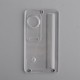 Authentic ETU Replacement Front + Back Door Panel Plates for dotMod dotAIO Vape Pod System - Clear, PC (2 PCS)