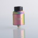 Authentic Digiflavor Drop V1.5 RDA Rebuilable Dripping Vape Atomizer w/ BF Pin - Rainbow, Dual Coil Configuration, 24mm Diameter