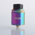 Authentic Digi Drop V1.5 RDA Rebuilable Dripping Atomizer w/ BF Pin - Rainbow, Dual Coil Configuration, 24mm Diameter