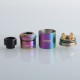 Authentic Digiflavor Drop V1.5 RDA Rebuilable Dripping Vape Atomizer w/ BF Pin - Rainbow, Dual Coil Configuration, 24mm Diameter
