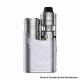 Authentic Vapefly Brunhilde SBS 100W Box Mod Kit with Kriemhild II Tank - Silver, VW 5~100Wm, 1 x 18650 / 20700 / 21700, 4.0ml