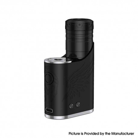 Authentic Vapefly Brunhilde SBS 100W Side by Side Box Mod - Black, VW 5~100W, 1 x 18650 / 20700 / 21700