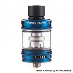 Authentic Wotofo nexMINI Sub Ohm Tank Atomizer - Blue, 3.5ml / 4.5ml, 25mm Diameter