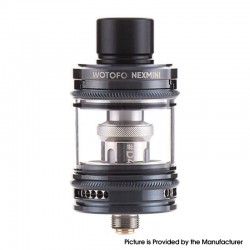 Authentic Wotofo nexMINI Sub Ohm Tank Atomizer - Gun Metal, 3.5ml / 4.5ml, 25mm Diameter