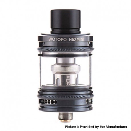 Authentic Wotofo nexMINI Sub Ohm Tank Atomizer - Gun Metal, 3.5ml / 4.5ml, 25mm Diameter