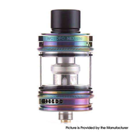 Authentic Wotofo nexMINI Sub Ohm Tank Atomizer - Rainbow, 3.5ml / 4.5ml, 25mm Diameter