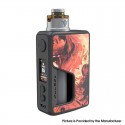 Authentic VandyVape PR SE Squonk Mod Kit with Requiem RDA Atomizer - Lava Red, VW 5~95W, 1 x 16850, 20700, 21700