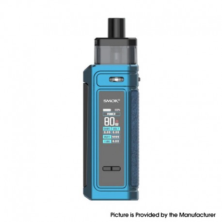 Authentic SMOKTech SMOK G-PRIV 80W Pod Mod Kit - Matte Blue, VW 5~80W, 2500mAh, 5.5ml, 0.23ohm / 0.4ohm