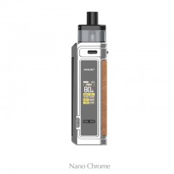 Authentic SMOKTech SMOK G-PRIV Pro 80W Pod Mod Kit - Nano Chrome, VW 5~80W, 1 x 18650, 5.5ml, 0.23hom / 0.4ohm