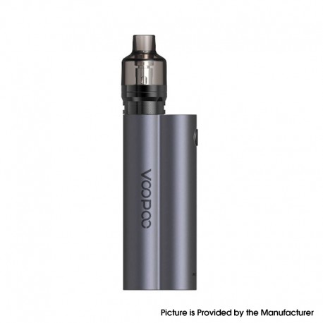 Authentic Voopoo Musket 120W Mod Kit with PnP Pod Tank Atomizer - Space Grey, VW 5~120, 2 x 18650, 4.5ml, 0.15ohm / 0.2ohm