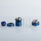 Authentic Wotofo The Troll X RTA Rebuildable Tank Atomizer - Blue, 3.0ml / 4.4ml, Single / Dual Coil, 24mm Diameter