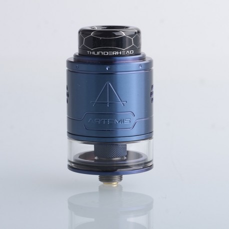 Authentic ThunderHead Creations Artemis V1.5 RDTA Rebuildable Dripping Tank Atomizer - Blue, 2.0/4.0ml, 24mm, BF Pin