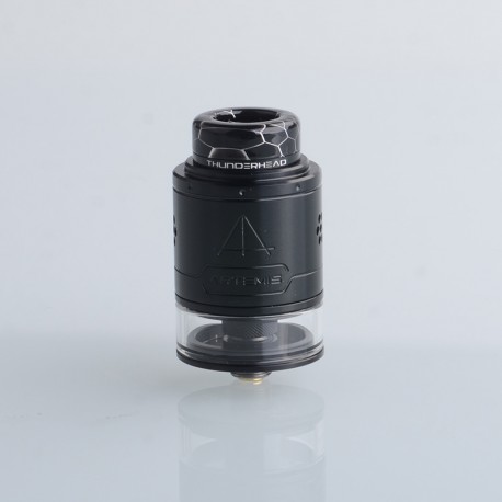 Authentic ThunderHead Creations Artemis V1.5 RDTA Rebuildable Dripping Tank Atomizer - Black, 2.0/4.0ml, 24mm, BF Pin