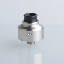 Aston Style RDA BF Squonk Rebuildable Dripping Atomizer - Silver, 303 Stainless Steel, 22mm Diameter