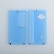 Authentic ETU Replacement Front + Back Door Panel Plates for dotMod dotAIO Pod System - Blue Clear, PC (2 PCS)