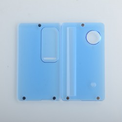 Authentic ETU Replacement Front + Back Door Panel Plates for dotMod dotAIO Pod System - Blue Clear, PC (2 PCS)