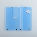 Authentic ETU Replacement Front + Back Door Panel Plates for dotMod dotAIO Pod System - Blue Clear, PC (2 PCS)