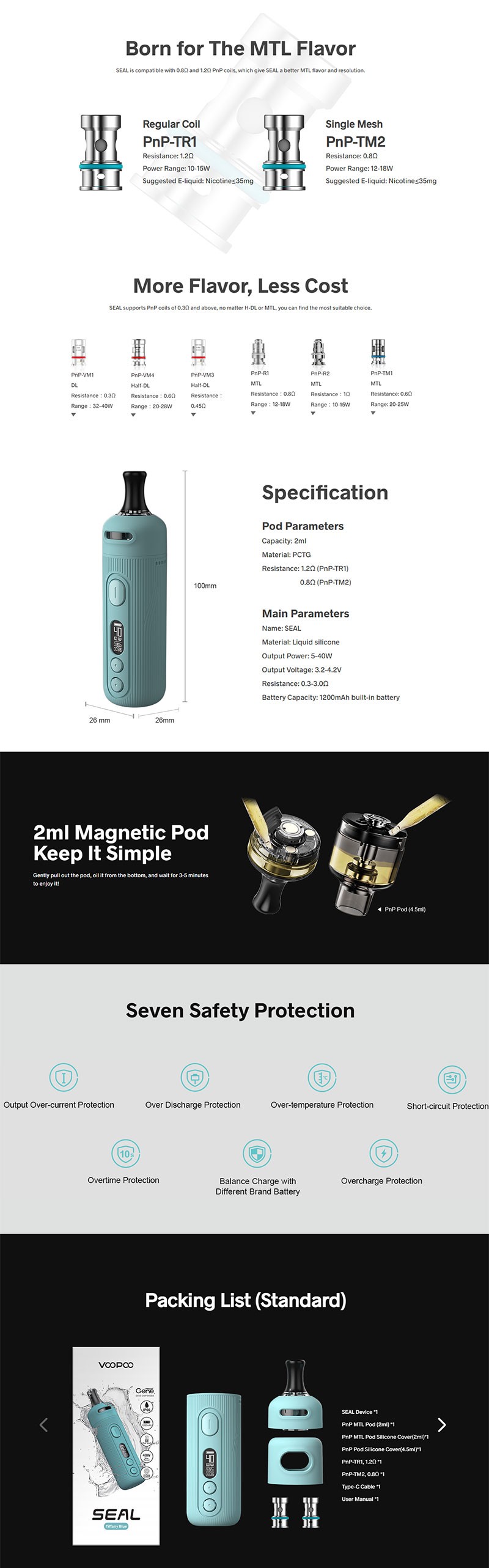Voopoo Seal Pod Kit