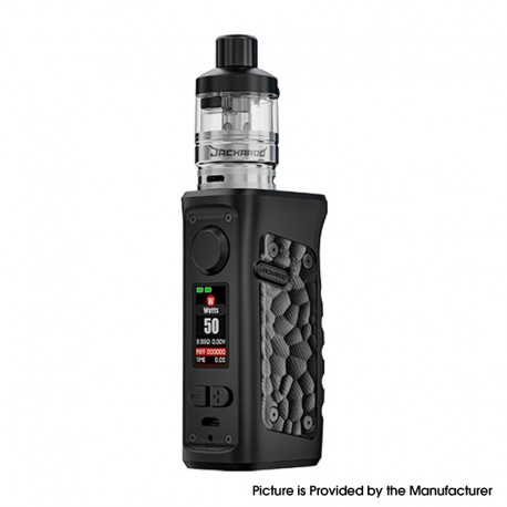 [Ships from Bonded Warehouse] Authentic VandyVape Jackaroo Mini 128W TC VW Box Mod Kit - G10 Obsidian Black, VW 5~128W