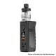 Authentic Vandy Vape Jackaroo Mini 128W TC VW Vape Box Mod Kit - Stripy Black, VW 5~128W, 4000mAh, 4.0ml, 0.15ohm