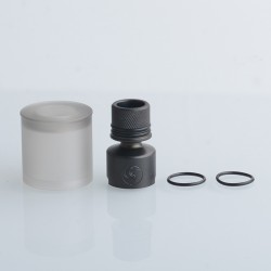 Authentic Auguse MTL RTA V1.5 Atomizer Replacement Nano Kit - Black, PCTG + SS, 2.0ml