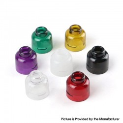 Original BP Mods Bushido V3 RDA Replacement 7 Balls Caps Kit - PCTG, 7 PCS / Pack