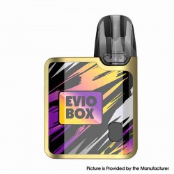 Authentic Joyetech EVIO Box Pod System Kit - Golden Afterglow, 1000mAh, 2.0ml, 0.8ohm / 1.2ohm, Zinc Alloy Version