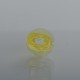 DEV Whistle V3 Style Drip Tip + Button + Small Button for dotMod dotAIO Pod - Lemon Yellow, PMMA