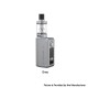 Authentic Eleaf Mini iStick 2 Box Mod Kit with GS Air 4 Tank - Grey, 1050mAh, VW 1~25W, 2.5ml, 0.8ohm / 1.4ohm