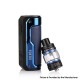 Authentic SMOKTech SMOK Fortis 80W VW Box Mod Kit with TFV18 Mini Tank - Silver, VW 5~80W, 1 x 18650 / 21700, 5.5ml