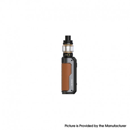 Authentic SMOKTech SMOK Fortis 80W VW Box Mod Kit with TFV18 Mini Tank - Brown, VW 5~80W, 1 x 18650 / 21700, 5.5ml