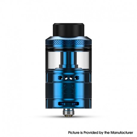 [Ships from Bonded Warehouse] Authentic Hellvape Fat Rabbit RTA Rebuildable Tank Atomizer - Blue, SS+ Glass, 5.5ml, 28.4mm