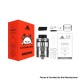 [Ships from Bonded Warehouse] Authentic Hellvape Fat Rabbit RTA Atomizer - Rainbow, SS+ Glass, 5.5ml, 28.4mm