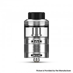Original Hellvape Fat Rabbit 28mm RTA Rebuildable Tank Vape Atomizer - Stainless Steel + Glass, 5.5ml, 28.4mm Diameter