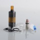 Authentic KIZOKU Shima 18mm MTL Tank Vape Atomizer - Gun Metal, 2.4ml, 0.7ohm, 18mm Diameter