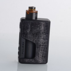 Authentic VandyVape PR SE Squonk Mod Kit with Requiem RDA Atomizer - Meteorite Grey, VW 5~95W, 1 x 16850, 20700, 21700