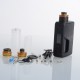 Authentic VandyVape PR SE Squonk Mod Kit with Requiem RDA Atomizer - Diamond Black, VW 5~95W, 1 x 16850, 20700, 21700