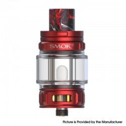Authentic SMOKTech SMOK TFV18 Mini Tank Atomizer - Red, 6.5ml, 0.15 / 0.2ohm Mesh Coil, 28mm Diameter