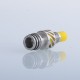 Authentic Auguse Seaman 510 Drip Tip for RDA / RTA / RDTA Atomizer - Silver + Yellow, Stainless Steel + Delin