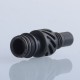 Authentic Auguse Seaman 510 Drip Tip for RDA / RTA / RDTA Atomizer - Black + Black, Stainless Steel + Delin