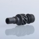 Authentic Auguse Seaman 510 Drip Tip for RDA / RTA / RDTA Atomizer - Black + Black, Stainless Steel + Delin