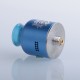 Authentic Damn Mongrel RDA Rebuildable Dripping Atomizer - Blue, 25.4mm / 26mm, with Spare Top Cap, Subway Edition