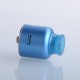 Authentic Damn Mongrel RDA Rebuildable Dripping Atomizer - Blue, 25.4mm / 26mm, with Spare Top Cap, Subway Edition