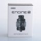 Authentic OBS Engine S Sub Ohm Tank Clearomizer Atomizer - Black, 6.0ml, 0.4ohm / 0.2ohm, 25.5mm Diameter