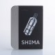 Authentic KIZOKU Shima 18mm MTL Tank Atomizer - Silver, 2.4ml, 0.7ohm, 18mm Diameter