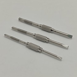 Original Auguse Coil Jig for RDA / RTA / RDTA Coil Building - Silver, 316SS, 2.0mm / 2.5mm / 3.0mm (3 PCS)