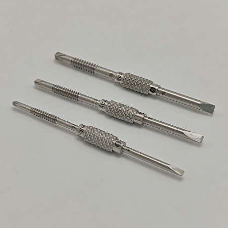 Authentic Auguse Coil Jig for RDA / RTA / RDTA Coil Building - Silver, 316SS, 2.0mm / 2.5mm / 3.0mm (3 PCS)