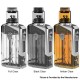 Authentic Rincoe JellyBox 228W VW Box Mod + RDA Kit - Amber Clear, VW 1~228W, 2 x 18650
